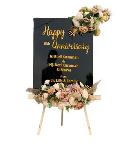 Papan Bunga Akrilik Paowan