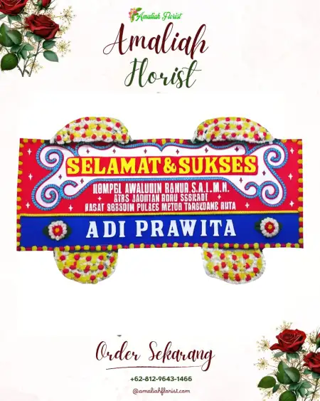Papan Bunga Ucapan Selamat Paowan